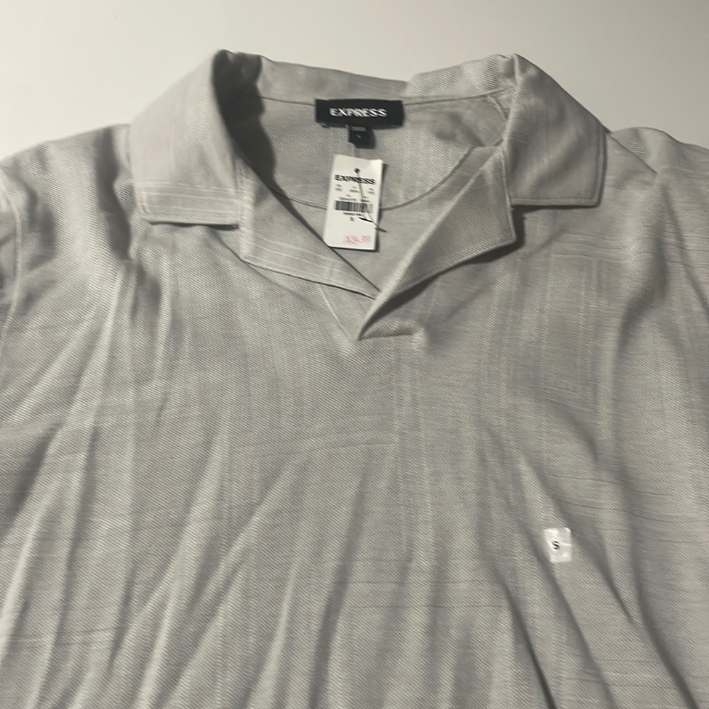 NWT EXPRESS KNIT POLO SMALL